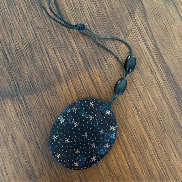 NWT Hand Painted Artisan Boho Adjustable Necklace - Picture 9 of 11